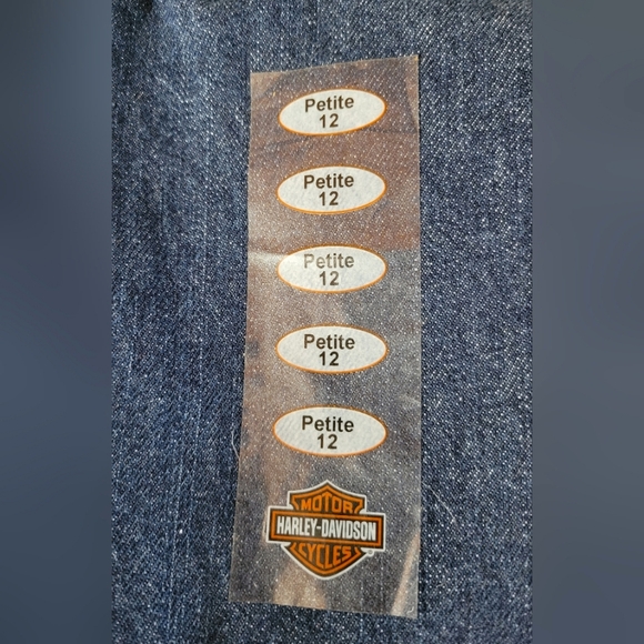 NWT Women's Harley-Davidson Blue Bootcut Jeans size 12P - Picture 4 of 6